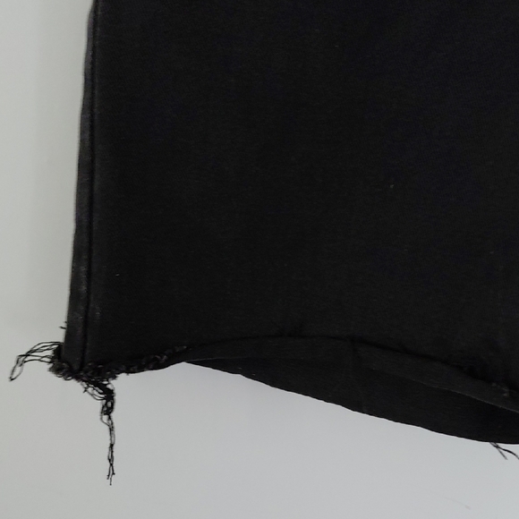 Classic Black Denim Shorts - Picture 8 of 16